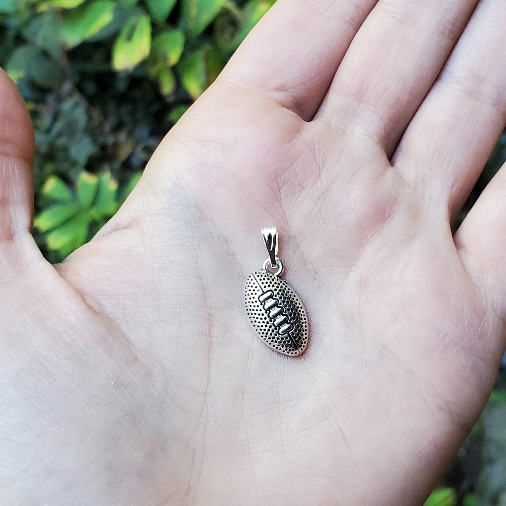 New Silver Football Charm - Picture 3 of 4
